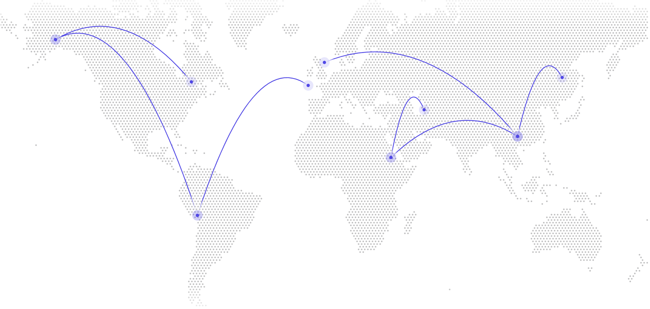 Global perfumer connections map